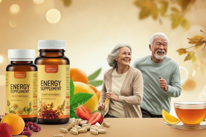 Energitilskudd for eldre: øk energinivået naturlig – beste tilskudd, råd og doser